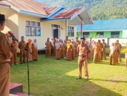 Pimpin Apel Usai Libur Lebaran, Camat Pulau Hiri Tekankan Pelayanan Publik