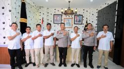 Pengurus DPD Gerindra Kunjungi Polda Maluku Utara