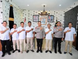Pengurus DPD Gerindra Kunjungi Polda Maluku Utara