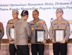 Dinilai Paling Aktif di seluruh Polda, Presenter Polri TV Maluku Utara Raih Penghargaan dari Mabes Polri