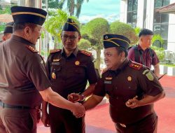 Kajagung ST Burhanuddin Kunjungi Kejati Maluku Utara, Disambut Seluruh Jajaran