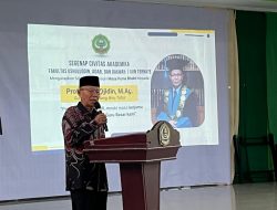 Sampaikan Pidato Perpisahan, Ini Tiga Pesan Prof. Djidin untuk Dosen Muda FUAD IAIN Ternate