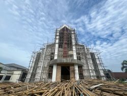 NHM Komitmen Tuntaskan Pembangunan Gereja Pusat GMIH Tobelo
