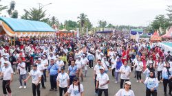 Jalan Sehat dan Zumba Warnai Pembukaan Festival Morotai 2025