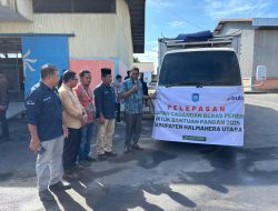 Wabup Halmahera Utara Lepas 162 Ton Beras untuk Bantuan Pangan 2025
