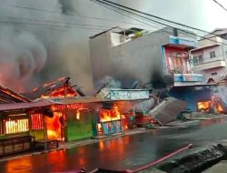 Kebakaran Hebat di Tobelo, Halmahera Utara, Deretan Warung Makan Ludes