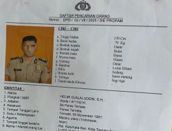 85 Hari Tak Bertugas, Seorang Polisi di Ternate Jadi DPO