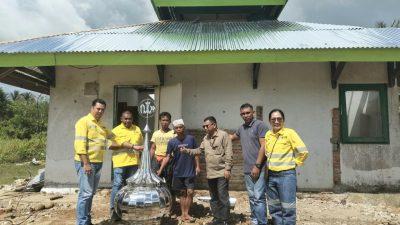 Tingkatkan Kualitas Hidup Masyarakat, NHM Peduli Galakkan Renovasi Masjid Al-Ikhlas Kao Barat