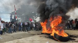 Demo Protes DPR Terjadi di Sejumlah Wilayah Maluku Utara
