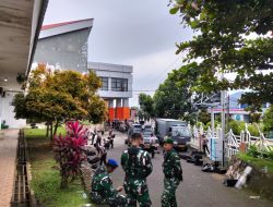 Ratusan TNI-Polri Disiagakan, Jaga Ketat Kantor DPRD Kota Ternate