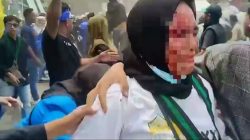 Demo Mahasiswa di Halsel Ricuh, Aparat Pukul Seorang Kohati hingga Berdarah