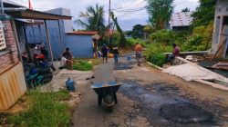 Jalan Rusak di Dufa-dufa Mulai Diperbaiki, Pemkot Ternate Abai?