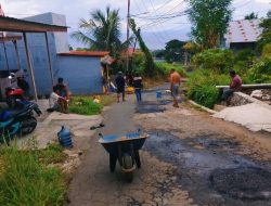 Jalan Rusak di Dufa-dufa Mulai Diperbaiki, Pemkot Ternate Abai?