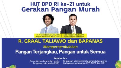 HUT ke-21 DPR RI: Graal Inisiasi Kegiatan Pangan Terjangkau, Pangan untuk Semua