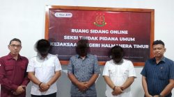 5 Tahun Berproses, Polisi Serahkan 3 Tersangka Kasus SPPD Fiktif ke Kejari Haltim