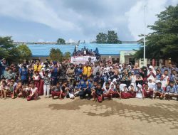 TEP Kementrans-UI Gelar Sekolah Siaga Bencana, Ratusan Siswa di Morotai Belajar Padamkan Api