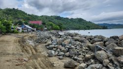 Progres Baru 60 Persen, Proyek Penguat Tebing di Morselbar Terancam Molor