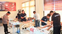 Sambut HUT ke-80 Korps Brimob Polri, Brimob Polda Malut Gelar Khitanan Massal