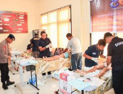 Sambut HUT ke-80 Korps Brimob Polri, Brimob Polda Malut Gelar Khitanan Massal