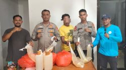 Polisi Sita Ratusan Liter Captikus di Kapal Cantika Lestari 09C