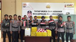 Gelar Operasi, Polisi di Taliabu Sita Sejumlah Rokok Ilegal dan Mihol