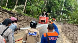 Satgas Tanggap Darurat Bencana Mulai Bersihkan Akses Jalan Halut-Halbar