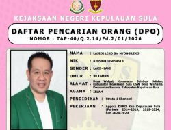 Jaksa Tetapkan Oknum Anggota DPRD Kepulauan Sula Jadi DPO Kasus Korupsi