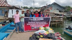Aliansi Mahasiswa Salurkan Bantuan untuk Warga Halmahera Barat Terdampak Banjir