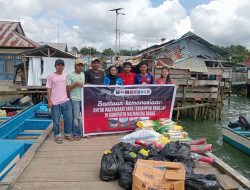 Aliansi Mahasiswa Salurkan Bantuan untuk Warga Halmahera Barat Terdampak Banjir