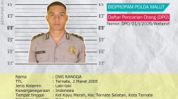 Diduga Lari Tugas, Anggota Polda Maluku Utara Ini Jadi DPO