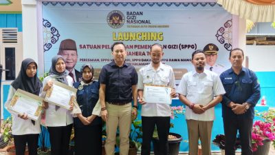 Sekda Resmikan Tiga SPPG, Program MBG di Haltim Mulai Jalan