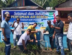 Akses Air Bersih Dipulihkan, NHM Peduli Revitalisasi Sarana Desa Pasir Putih