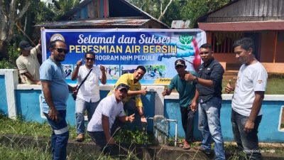 Akses Air Bersih Dipulihkan, NHM Peduli Revitalisasi Sarana Desa Pasir Putih
