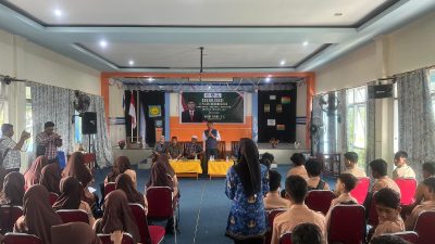 Hasby Yusuf Ingatkan Pelajar SMPN 2 Kota Ternate Pentingnya Persatuan Lewat Empat Pilar