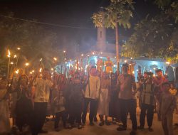 Meriahnya Pawai Obor Ela-ela di Morotai