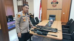 Tarkam Dua Desa di Galela, Polisi Amankan Senapan Angin dan Sejumlah Warga