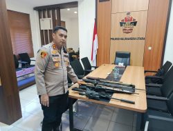 Tarkam Dua Desa di Galela, Polisi Amankan Senapan Angin dan Sejumlah Warga