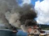 Dua Speedboat Milik PT SGM di Kepulauan Sula Terbakar, Satu ABK Alami Luka Bakar
