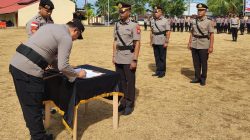 Agus Sudarsono Resmi Jabat Kasat Lantas Polres Morotai