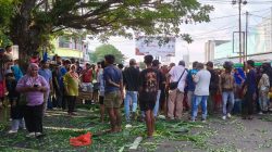 Gelar Aksi, Pedagang Daun Pandan di Ternate Minta Pemkot Sediakan Lokasi Layak