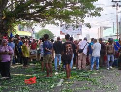 Gelar Aksi, Pedagang Daun Pandan di Ternate Minta Pemkot Sediakan Lokasi Layak