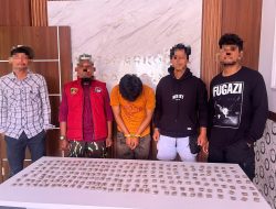 Polda Maluku Utara Tangkap Pemuda Pemilik 217 Saset Ganja di Ternate