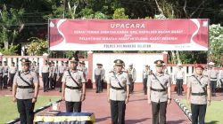 Sejumlah Pejabat Utama Polres Halsel Berganti, AKP Sardi Duwila Jabat Kabag Ops 