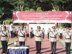 Sejumlah Pejabat Utama Polres Halsel Berganti, AKP Sardi Duwila Jabat Kabag Ops 