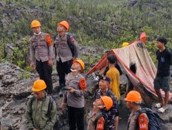 Drone Polisi Deteksi Keberadaan Korban Meninggal Erupsi Dukono