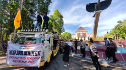 Sopir Truk se-Halmahera Demo di Kantor Gubernur, Tuntut Kelangkaan Biosolar Segera Diatasi
