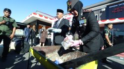 Polres Ternate Musnahkan 15.771 Liter Miras dan Hampir 6 Kilogram Ganja