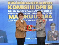 Komisi III DPR RI Soroti Kebutuhan Personel dan Fasilitas Polda Malut saat Kunker di Maluku Utara
