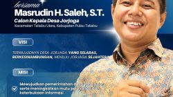 Maju Pilkades, Masrudin H. Saleh Usung Visi Desa Jorjoga yang Selaras dan Sejahtera