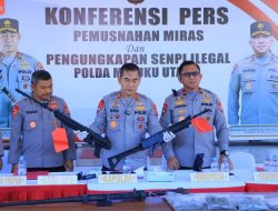 Polda Malut Bongkar Peredaran Senjata Api Ilegal di Halut, 3 Pelaku Ditangkap